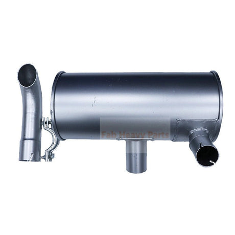 Muffler Silencer 2427U1139 with 2Pcs U Bolt 2420T7227 and Clamp 2432T812F1 Fits for Isuzu Engine 4JB1 Kobelco Excavator SK60 SK60 - 3 SK60 - 4 - Fab Heavy Parts