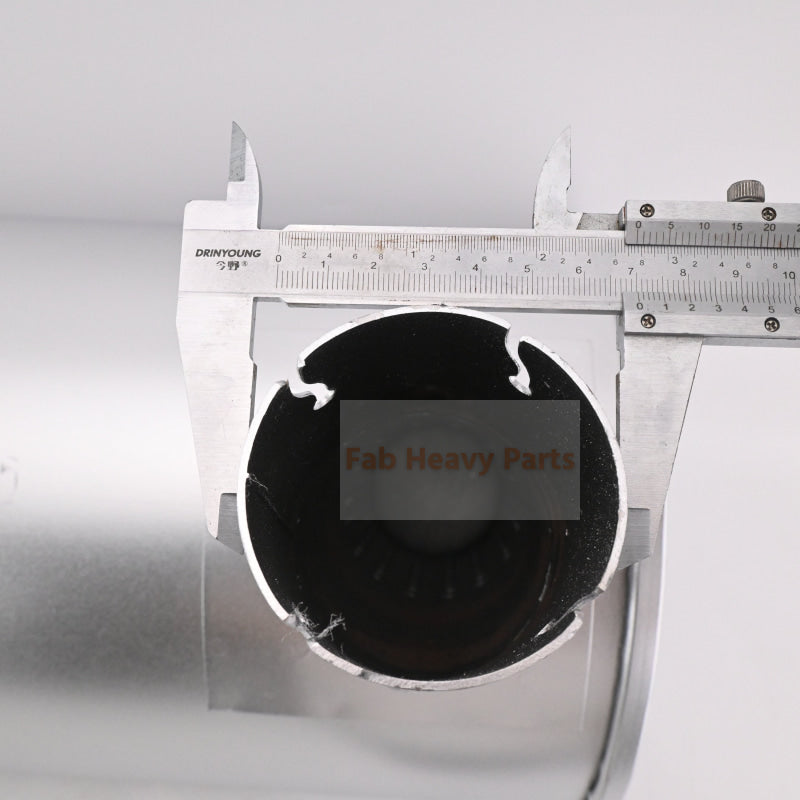 Muffler Silencer 2427U347D3 with 2Pcs U Bolt 2420T7227 and Clamp 2432R234 Fits for Kobelco Excavator MD200BLC K907LC K907 K907LC-2 K907-2