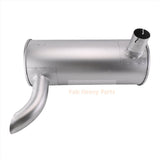 Muffler Silencer 2427U347D3 with 2Pcs U Bolt 2420T7227 and Clamp 2432R234 Fits for Kobelco Excavator MD200BLC K907LC K907 K907LC - 2 K907 - 2 - Fab Heavy Parts