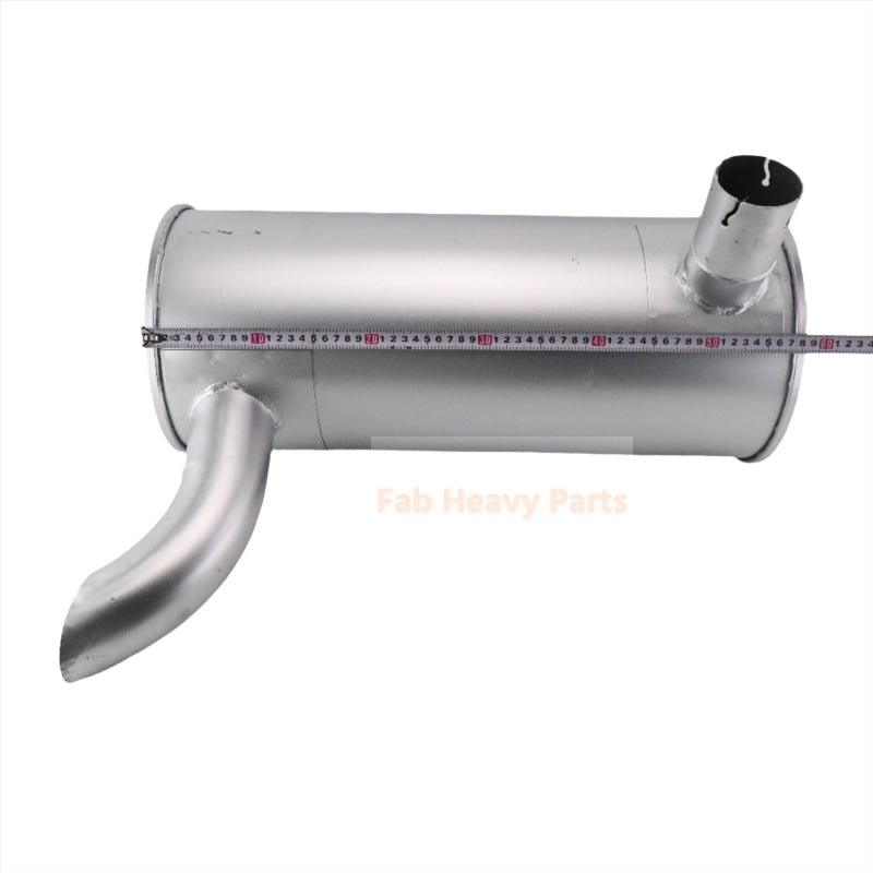 Muffler Silencer 2427U347D3 with 2Pcs U Bolt 2420T7227 and Clamp 2432R234 Fits for Kobelco Excavator MD200BLC K907LC K907 K907LC - 2 K907 - 2 - Fab Heavy Parts