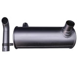 Muffler Silencer 4389278 and Clamp with 2Piece U-Bolt Fits for Hitachi Excavator EX60BUN-5 EX70LCK-5 EX75UR-3 EX75URLC-3 EX80U EX60-5 EX60LC-5 EX80-5