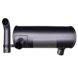 Muffler Silencer 4389278 Fits for Hitachi Excavator EX60BUN - 5 EX70LCK - 5 EX75UR - 3 EX75URLC - 3 EX80U HR240G EX60 - 5 EX60LC - 5 EX80 - 5 - Fab Heavy Parts