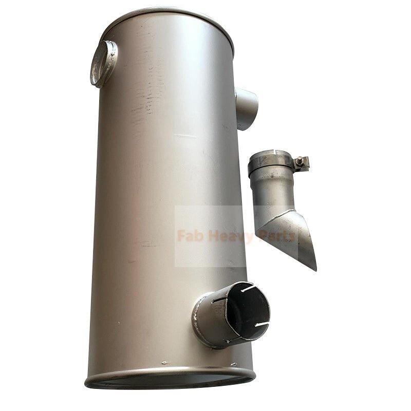 Muffler Silencer 4448414 Fits for Isuzu Engine 6BG1 Hitachi Excavator ZX225U ZX230 ZX240K ZX240LC - 3G ZX250 ZX270 ZX280LC ZX300W - Fab Heavy Parts