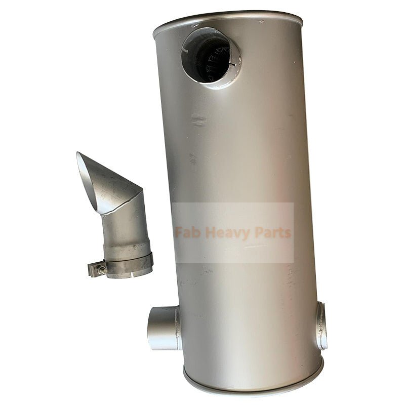 Muffler Silencer 4448414 Fits for Isuzu Engine 6BG1 Hitachi Excavator ZX225U ZX230 ZX240K ZX240LC - 3G ZX250 ZX270 ZX280LC ZX300W - Fab Heavy Parts