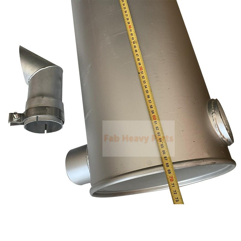 Muffler Silencer 4448414 Fits for Isuzu Engine 6BG1 Hitachi Excavator ZX225U ZX230 ZX240K ZX240LC - 3G ZX250 ZX270 ZX280LC ZX300W - Fab Heavy Parts