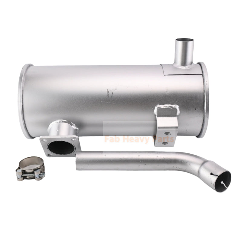 Muffler Silencer 60mm Inlet 40mm Outlet For Yanmar Excavator VIO75 400mm Height