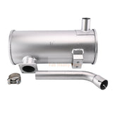 Muffler Silencer 60mm Inlet 40mm Outlet For Yanmar Excavator VIO75 400mm Height