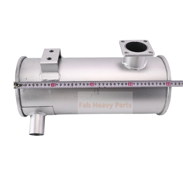 Muffler Silencer 60mm Inlet 40mm Outlet For Yanmar Excavator VIO75 400mm Height