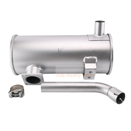 Muffler Silencer 60mm Inlet 40mm Outlet For Yanmar Excavator VIO75 400mm Height - Fab Heavy Parts