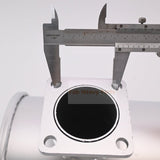 Muffler Silencer 60mm Inlet 40mm Outlet For Yanmar Excavator VIO75 400mm Height - Fab Heavy Parts