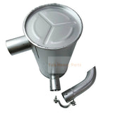 Muffler Silencer 6271 - 11 - 5210 Fits for Komatsu Engine SAA4D95LE - 5A Excavator PC118MR - 8 PW118MR - 8 PC138US - 8 PC138USLC - 8 - Fab Heavy Parts