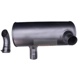 Muffler Silencer 6736-11-5510 se adapta al motor Komatsu S6D102E-1F SA6D102E-1C Excavator PC220-6 PC230-6 PC250-6