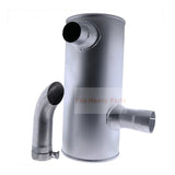 Muffler Silencer 6738 - 11 - 5530 Fits for Komatsu Engine SAA6D102E - 2 Excavator PC270 - 7 PC290NLC - 7K PC220LL - 7L PC200LL - 7L PC308USLC - 3 - Fab Heavy Parts