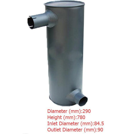 Muffler Silencer Fits for Case Excavator CX360B - Fab Heavy Parts