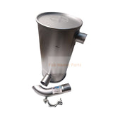 Muffler Silencer Fits for Hitachi Excavator EX60 - 3 - Fab Heavy Parts