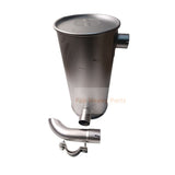 Muffler Silencer Fits for Hitachi Excavator EX60 - 3 - Fab Heavy Parts