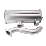 Muffler Silencer Fits For Yanmar Engine 4TNV98 Takeuchi TL130 Excavator