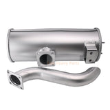 Muffler Silencer Fits For Yanmar Engine 4TNV98 Takeuchi TL130 Excavator - Fab Heavy Parts