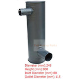 Muffler Silencer Fits for Kobelco Excavator SK260-6E