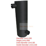 Silenziatore marmitta adatto per escavatore Kobelco SK460-8