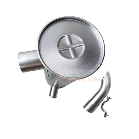 マフラーサイレンサーLQ12P00016P1クランプと2PCS U-BOLT FITITS FOTITS FOR MITSUBISHI ENGINE 6D34 KOBELCO掘削機SK230-6 SK230-6E SK250-6 SK250-6E SK250LC SK250LC-6E