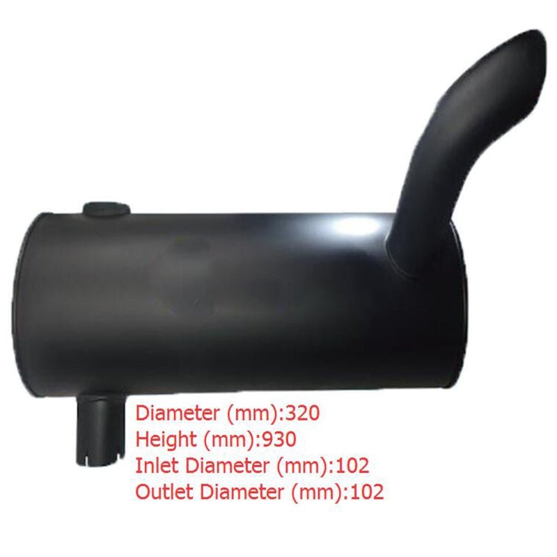 Muffler Silencer VOE14617237 Fits for Volvo Excavator EC480 EC380D EC480D Pipelayer PL4809D - Fab Heavy Parts