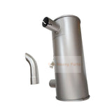 Muffler Silencer YB12P00002P1 YB12P00001F1 Fits for Kobelco Excavator SK200SR SK200SRLC - 1S SK200SRLC SK200SR - 1S - Fab Heavy Parts
