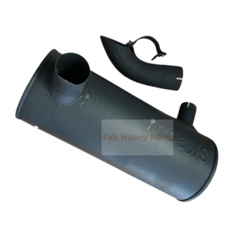 Muffler Silencer YN12P00007P2 YN12P00001P2 Fits for Kobelco Excavator SK200 - 5 SK200LC - 5 - Fab Heavy Parts