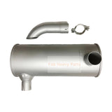 Muffler VAME047576 Fits for Mitsubishi Engine 6D16 Kobelco Excavator SK220 - 3 SK220LC - 3 SK220 - 4 SK220LC - 4 SK220 - 6 SK220LC - 6 - Fab Heavy Parts