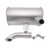 Muffler YT12P00003P1 for New Holland Excavator EH70 EH80 E80 E70 - Fab Heavy Parts