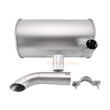 Muffler YT12P00003P1 for New Holland Excavator EH70 EH80 E80 E70 - Fab Heavy Parts