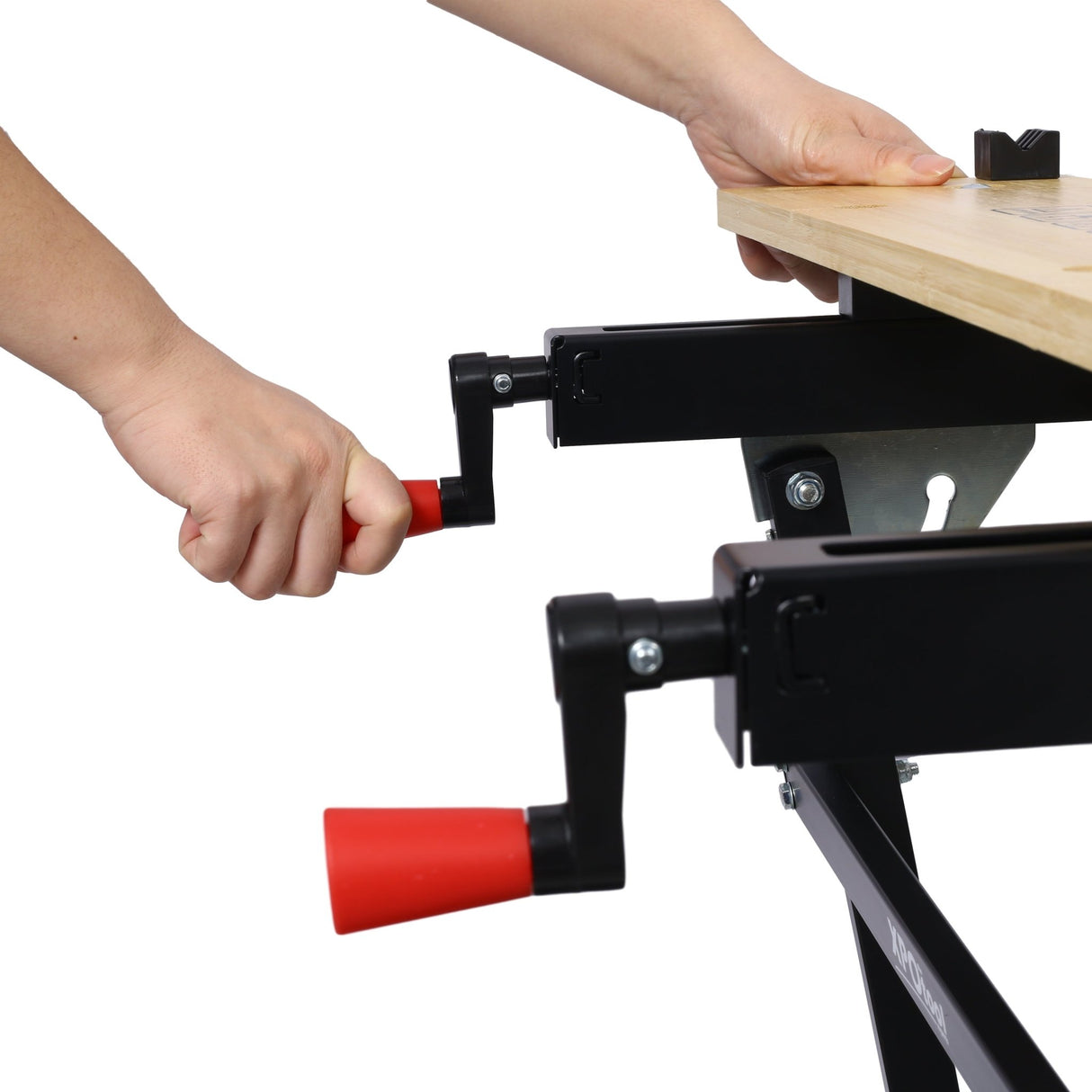 Multifunctional Portable Foldable Workbench Holds Up to 550 Lbs with Adjustable Jaws Vertical Clamping and Four Adjustable Rotating Pins - Fab Heavy Parts