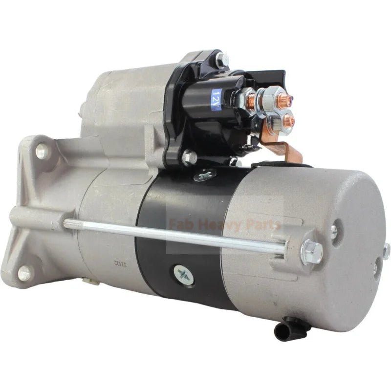 New 12V 10T Starter Motor 428000 - 6030 428000 - 9910 87638510 87638510 Fits for 420CT Case 432T/M3 3.2L 3.9L Turbo Diesel 2008 - 2016 - Fab Heavy Parts