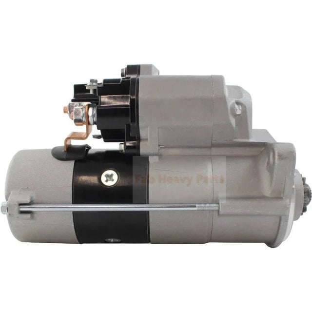 New 12V 10T Starter Motor 428000 - 6030 428000 - 9910 87638510 87638510 Fits for 420CT Case 432T/M3 3.2L 3.9L Turbo Diesel 2008 - 2016 - Fab Heavy Parts