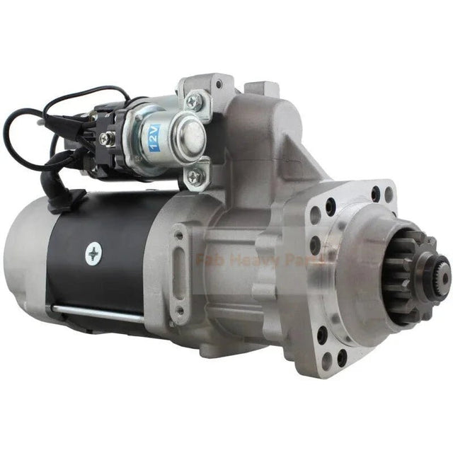 New 12V 11T Starter Motor 8200793 3447 8200915 8200971 Fits for Freightliner Cascadia 2013 - 2017 - Fab Heavy Parts