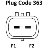 NY 12V 136A Generator 0124525002 13916 AL6427N 56041120AC Passer for Dodge Durango 4.7L/285CI 3.7L/226CI V8 2002-2007 N