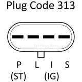 New 12V 85A Alternator 96838439 96540542 22019 8483 Fits for Chevrolet Aveo 1.6L98C L4 2004 - 2008 - Fab Heavy Parts