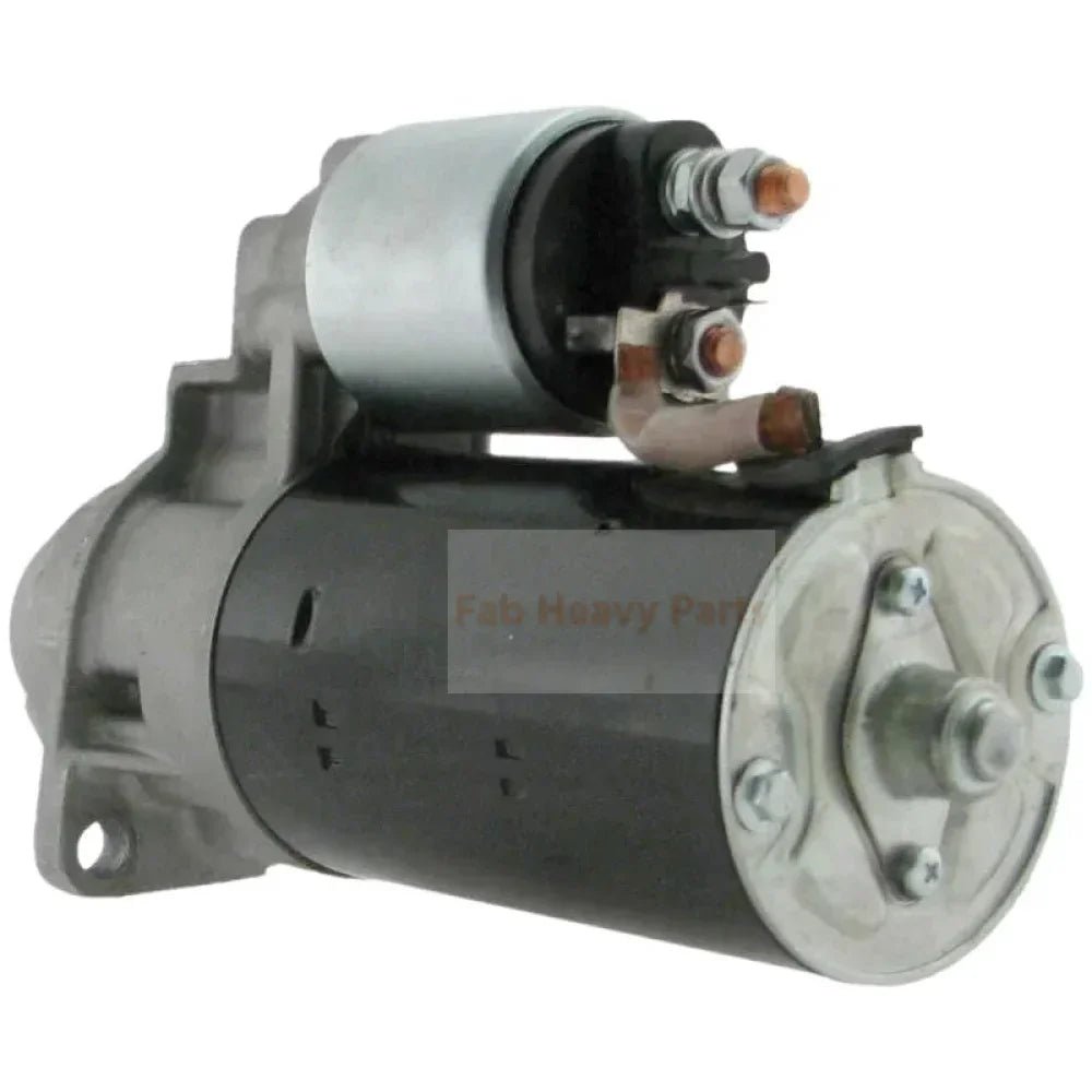 New 12V 9T Starter Motor 0001109009 1005821194 3206319 18365 Fits for Lombardini 7LD665F 7LD740F 8LD740.2 904 914 9LD561.2 9LD561.2L 9LD625.2 L20 1982 - 1992 - Fab Heavy Parts
