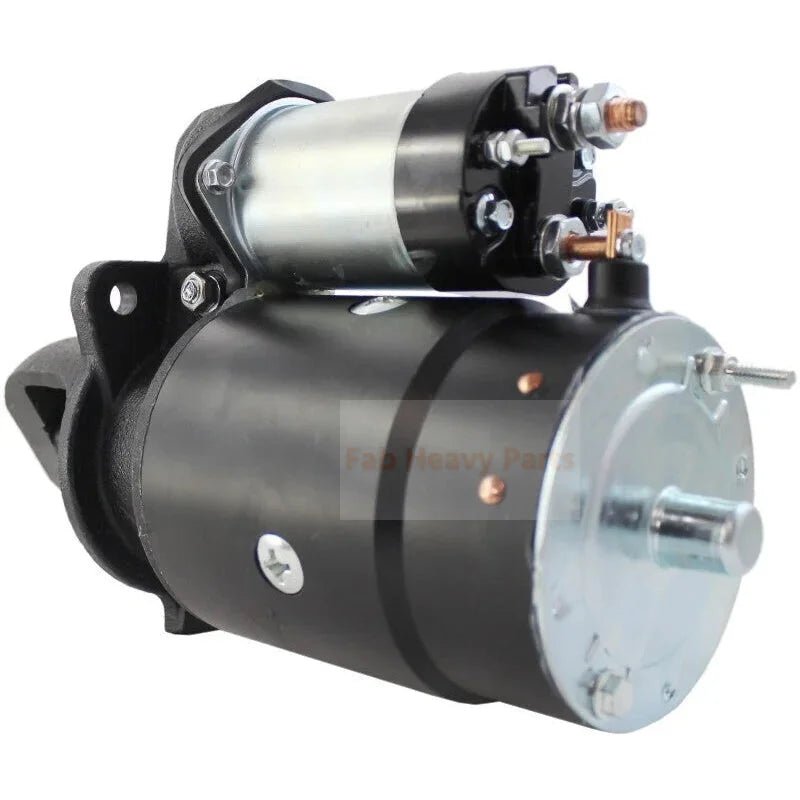 New 12V 9T Starter Motor 119852A 3136103RX 98595A 4531 Fits for Hyster H - 100B H - 100C H - 120B H - 120C H - 130F - H - 150 - 275F 1961 - 1986 - Fab Heavy Parts