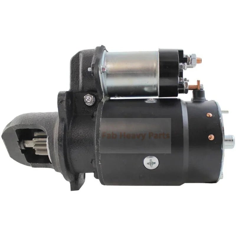 New 12V 9T Starter Motor 119852A 3136103RX 98595A 4531 Fits for Hyster H - 100B H - 100C H - 120B H - 120C H - 130F - H - 150 - 275F 1961 - 1986 - Fab Heavy Parts