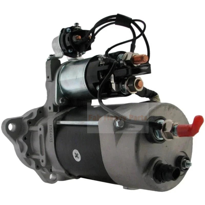 New 24V 12T Starter Motor 8200436 8200519 6857 Fits for Mercedes Heavy Duty - Europe 2540 2544 2644 330 3340 3344 2005 - 2013 OM457LA Euro3 11.7L Dsl. - Fab Heavy Parts