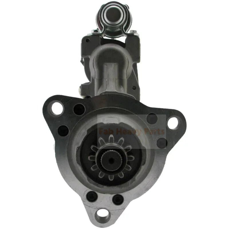 New 24V 12T Starter Motor 8200436 8200519 6857 Fits for Mercedes Heavy Duty - Europe 2540 2544 2644 330 3340 3344 2005 - 2013 OM457LA Euro3 11.7L Dsl. - Fab Heavy Parts