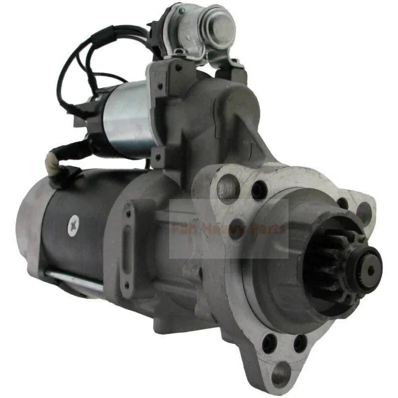 New 24V 12T Starter Motor 8200436 8200519 6857 Fits for Mercedes Heavy Duty - Europe 2540 2544 2644 330 3340 3344 2005 - 2013 OM457LA Euro3 11.7L Dsl. - Fab Heavy Parts