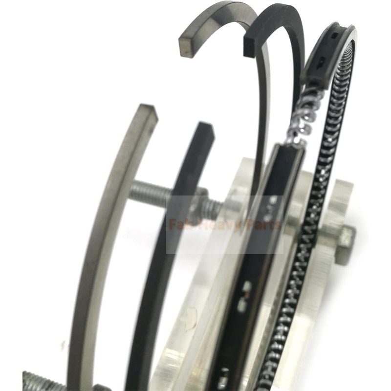 New 3 Piston Ring Set 8 - 97113 - 503 - 0 Fits For Isuzu Engine 3LD1 - Fab Heavy Parts