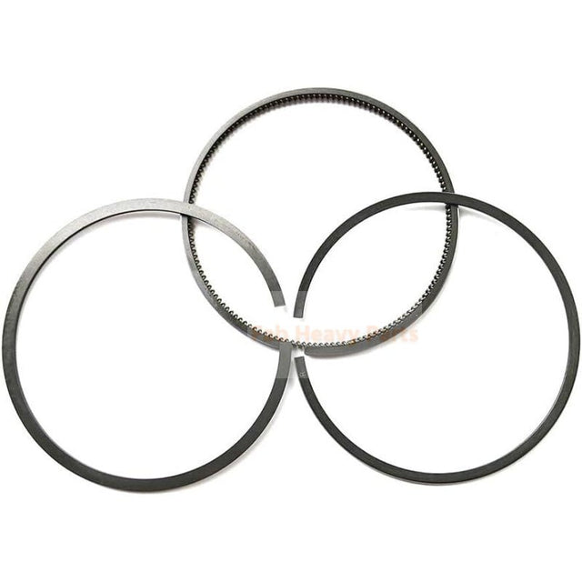 New 3 Sets Piston Ring 119517 - 22500 YM119517 - 22500 Fits For Yanmar Engine 3TNE72 3TNM72 - Fab Heavy Parts