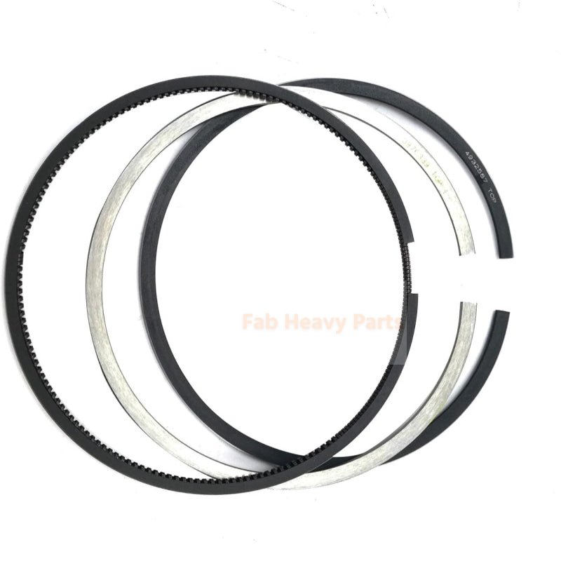 New 3 Sets Piston Ring 6754 - 31 - 2010 Fits For Komatsu Engine 6D107 - Fab Heavy Parts