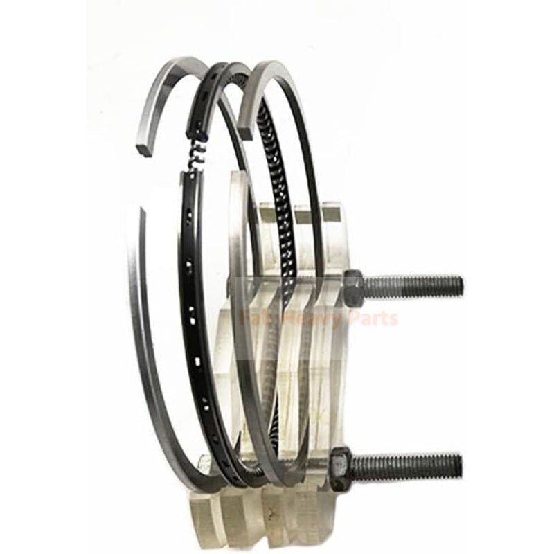 New 4 Cylinder Piston Ring Set MM438689 Fits For Mitsubishi Engine K4N - Fab Heavy Parts