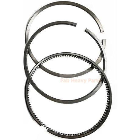 New 4 Cylinder Piston Ring Set MM438689 Fits For Mitsubishi Engine K4N - Fab Heavy Parts