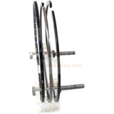New 4 Sets Piston Ring 123907 - 22011 123907 - 22050 Fits For Yanmar 4D106 4TNV106 4TNE106 For Komatsu 4D106E - Fab Heavy Parts