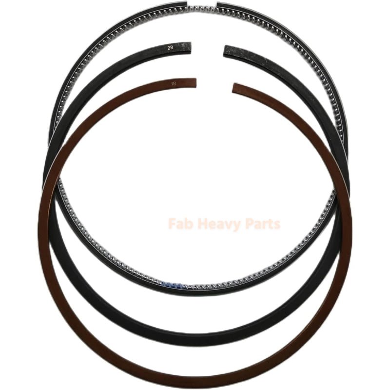 New 6 Cylinder Piston Ring Set ME121332 ME996132 ME120536 Fits For Mitsubishi Engine 6D40 6D40T - Fab Heavy Parts